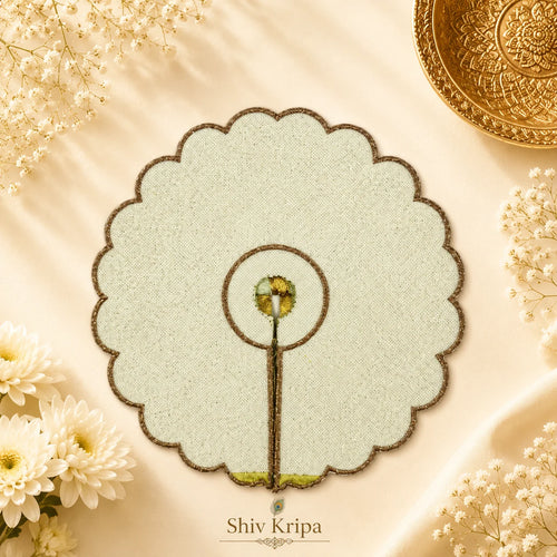 Golden Vine Pearl Laddu Gopal Ji Poshak 5 no. (Parrot Green)