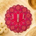 Beaded Fan Petal Laddu Gopal Ji Poshak 5 no. (Ran Pink