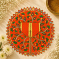 Tulip Vine Pearl Laddu Gopal Ji Poshak, 5 no. (Kesari Orange)