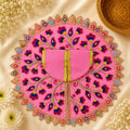 Tulip Vine Pearl Laddu Gopal Ji Poshak, 5 no. (Baby Pink)