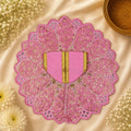Sparkle Sequin Petal Laddu Gopal Ji Poshak, 5 no. (Baby Pink)