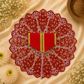 Sparkle Sequin Petal Laddu Gopal Ji Poshak, 5 no. (Rani Pink)