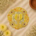 Laddu Gopal Ji Dress Design-6 (Bright Yellow)