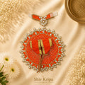 Laddu Gopal Ji Dress Design-7 (Kesari Orange)