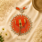 Laddu Gopal Ji Dress Design-7 (Kesari Orange)