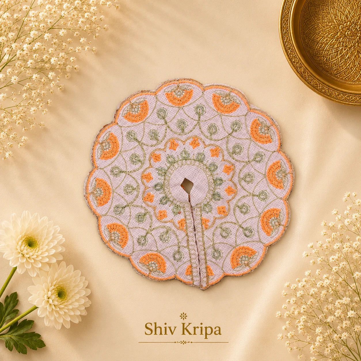 Laddu Gopal Ji Dress Design -13(Kesari Orange)