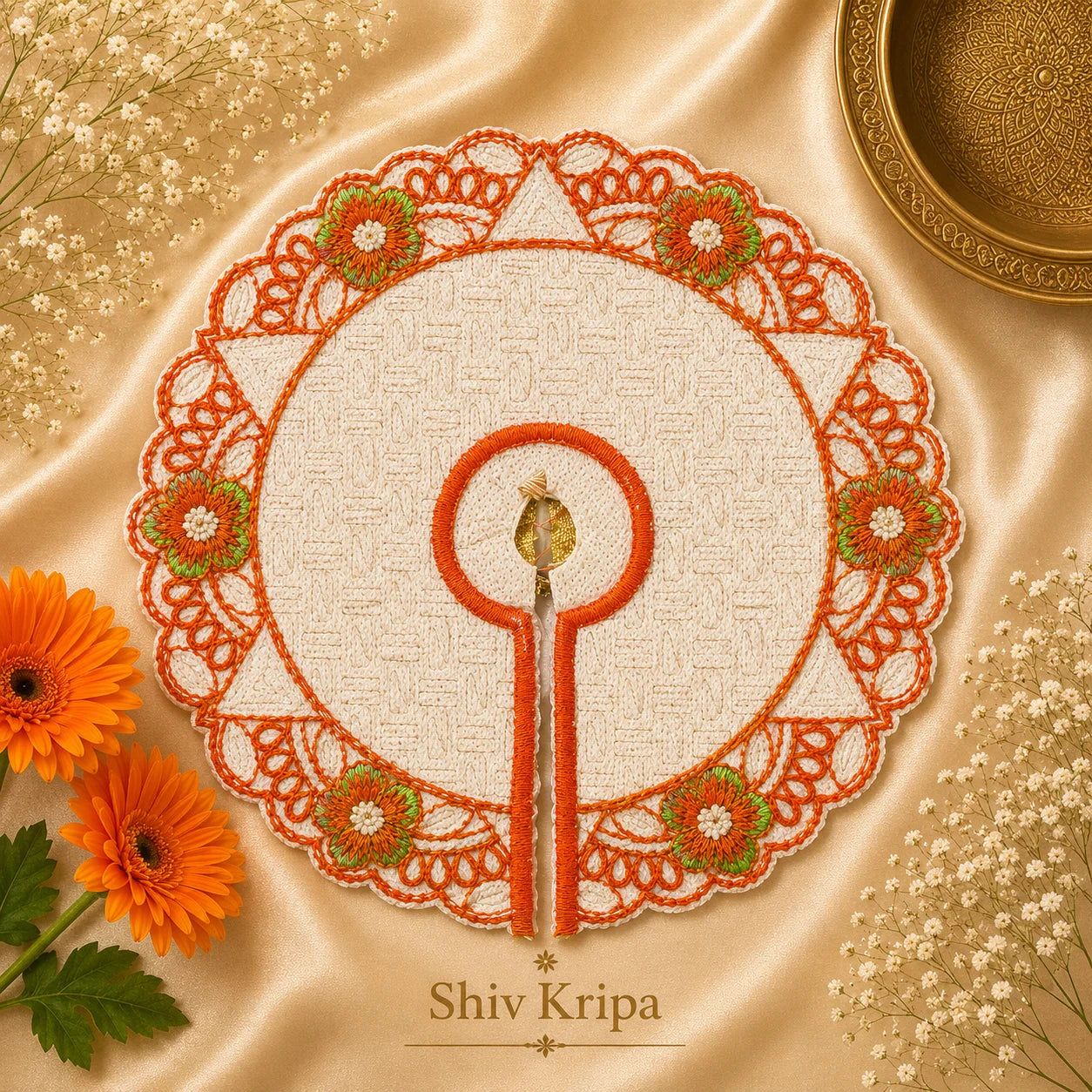Laddu Gopal Ji Dress Design-12 (Kesari Orange)