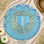Laddu Gopal Ji Dress Design -11, 6 no. (Sky Blue)