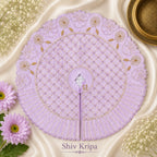 Laddu Gopal Ji Dress Design -11 , 6 no. (Lavender)
