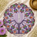 Laddu Gopal Ji Dress Design -9, 6 no. (Lavender)