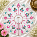 Laddu Gopal Ji Dress Design -9, 6 no. (White)