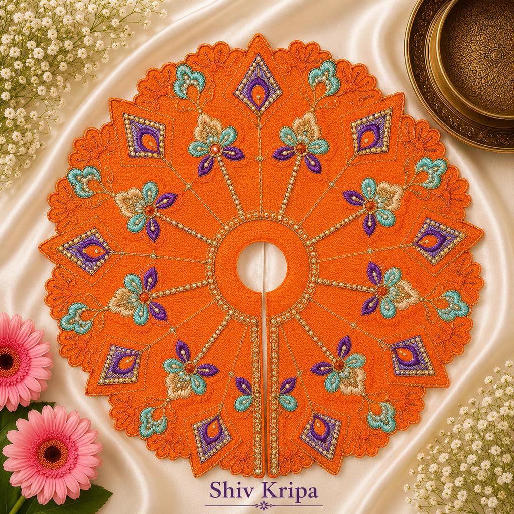 Laddu Gopal Ji Dress Design -9, 6 no. (Peach)
