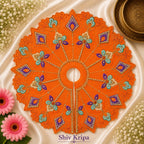 Laddu Gopal Ji Dress Design -9, 6 no. (Peach)