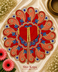 Laddu Gopal Ji Dress Design -8, 6 no. (Sindoor Red)