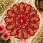 Laddu Gopal Ji Dress Design -8, 6 no. (Sindoor Red)
