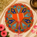 Laddu Gopal Ji Dress Design-14,6 no. (Kesari Orange)