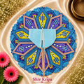 Laddu Gopal Ji Dress Design-14,6 no. (Sky Blue)