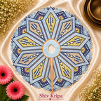 Laddu Gopal Ji Dress Design-14,6 no. (Sky Blue)