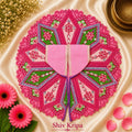 Laddu Gopal Ji Dress Design-14,6 no. (Rani Pink)