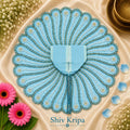 Laddu Gopal Ji Dress Design-15, 6 no. (Sky Blue)