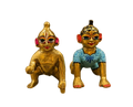Laddu Gopal - Bal Radha murti set