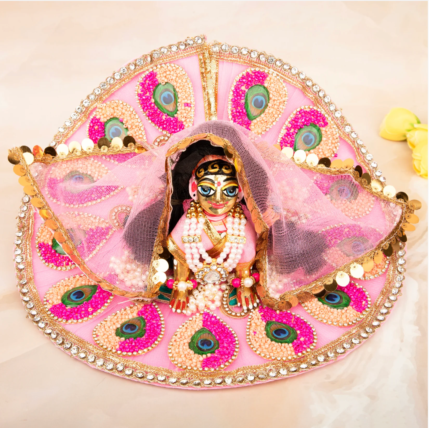 Pink Radha Rani Dress